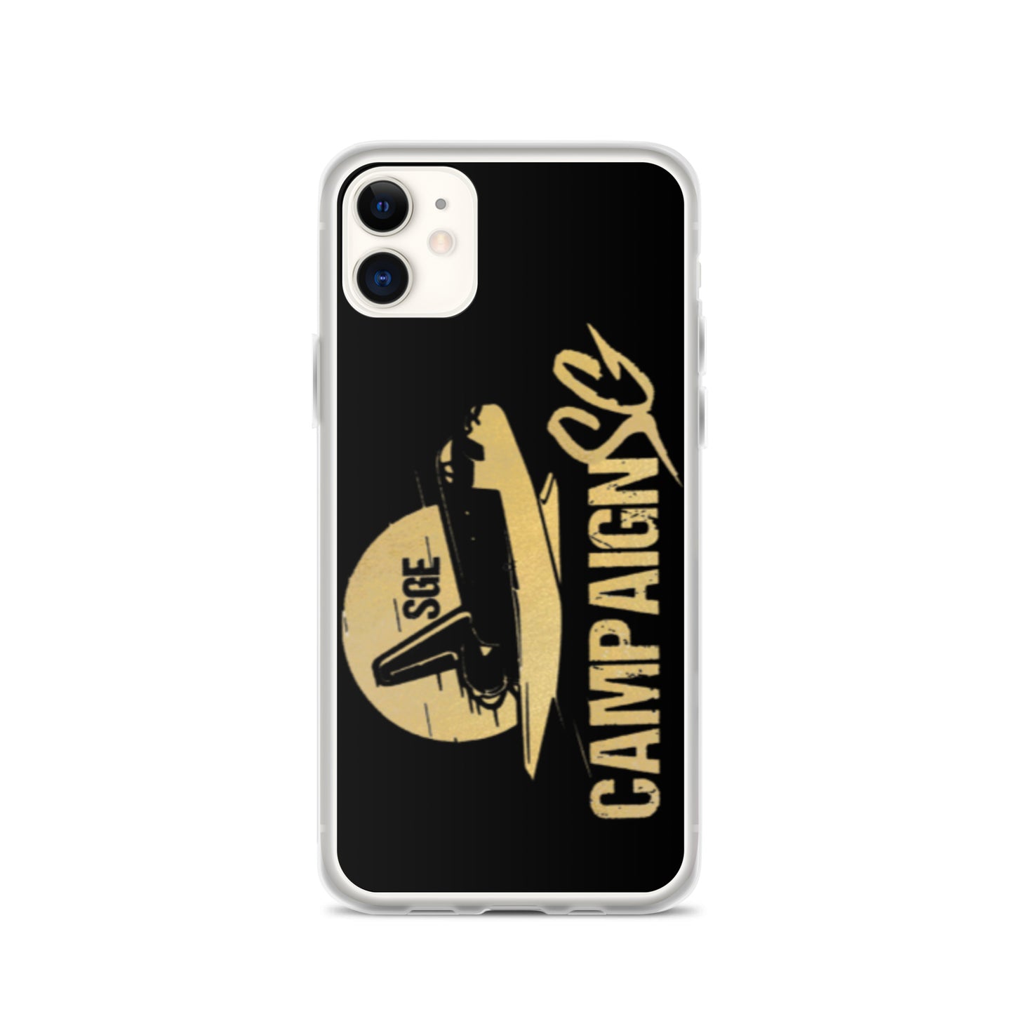 CAMPAIGNSG IPHONE CASE (BLACK / GOLD)