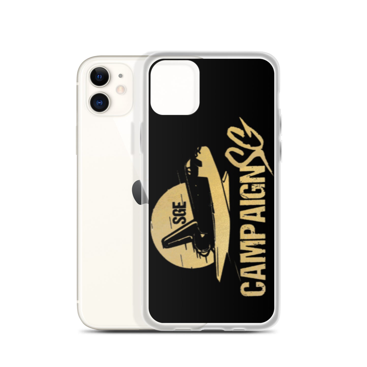 CAMPAIGNSG IPHONE CASE (BLACK / GOLD)