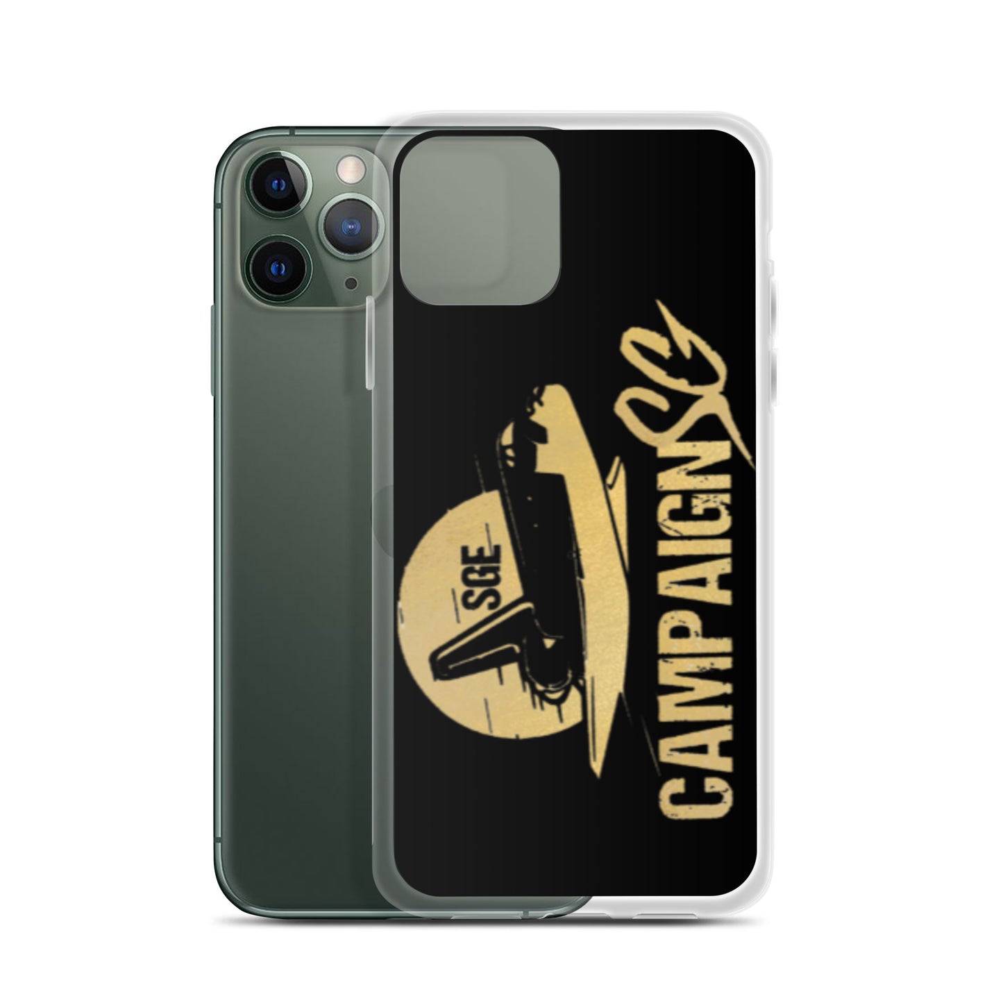 CAMPAIGNSG IPHONE CASE (BLACK / GOLD)