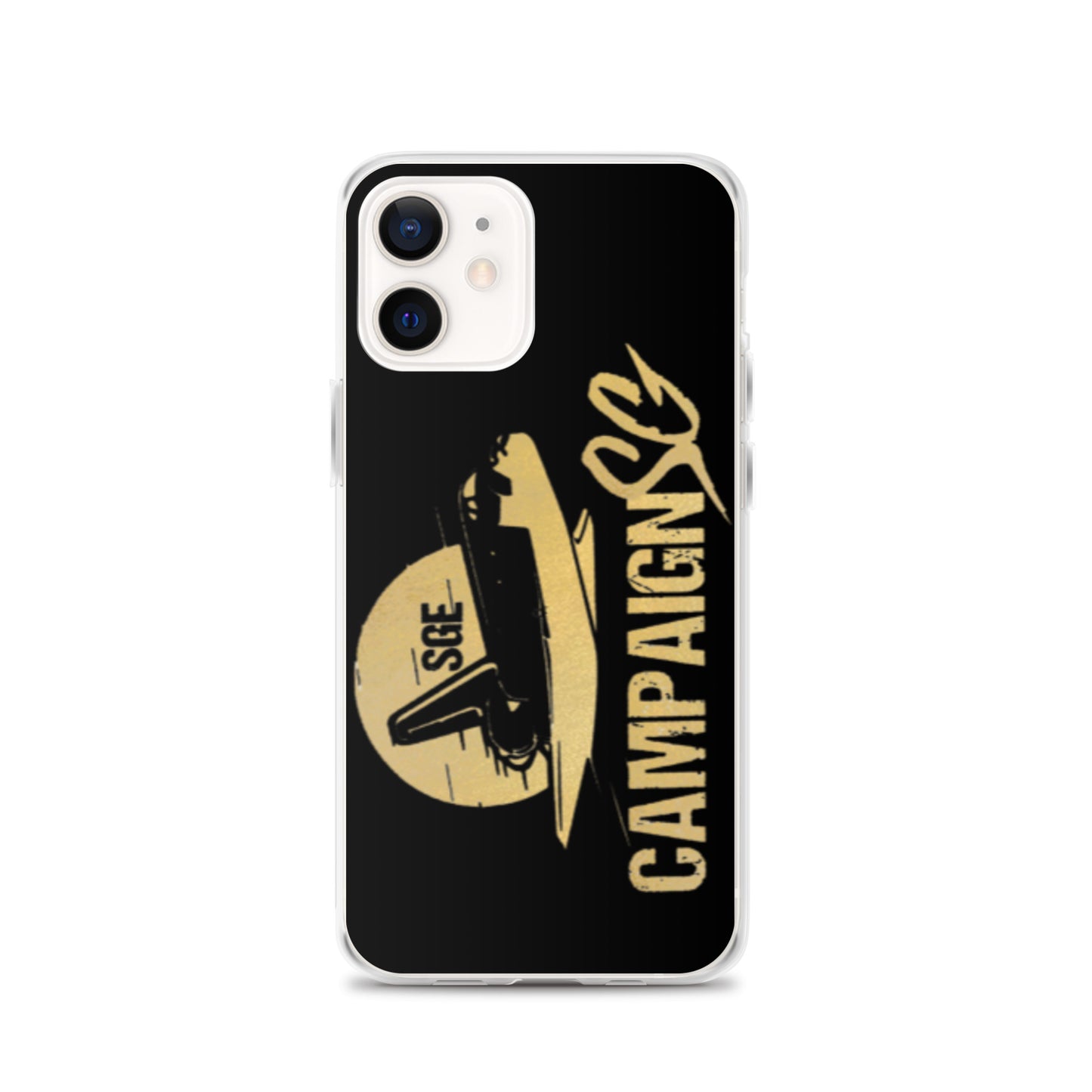 CAMPAIGNSG IPHONE CASE (BLACK / GOLD)