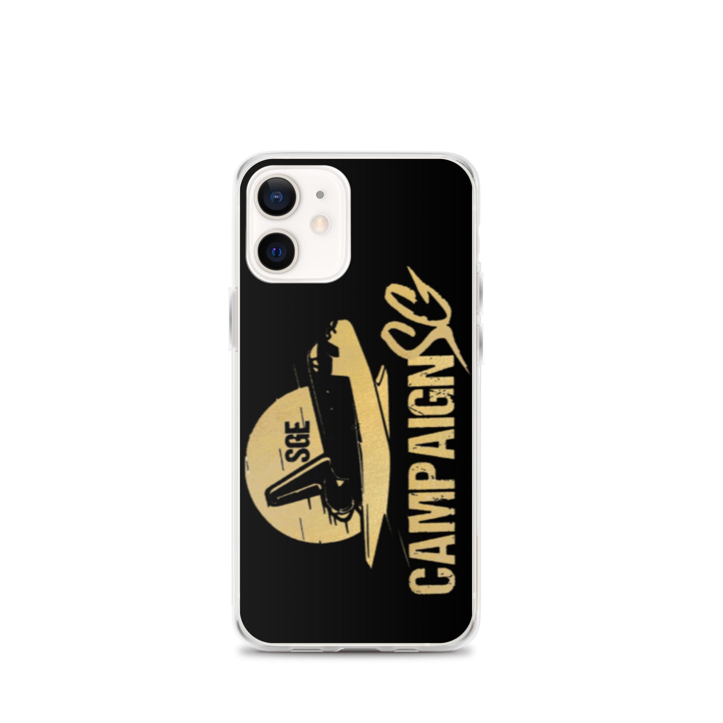 CAMPAIGNSG IPHONE CASE (BLACK / GOLD)