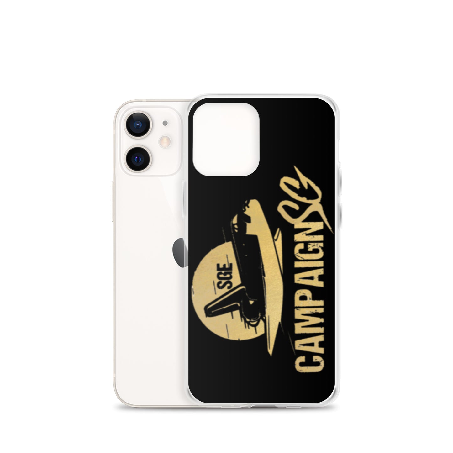 CAMPAIGNSG IPHONE CASE (BLACK / GOLD)