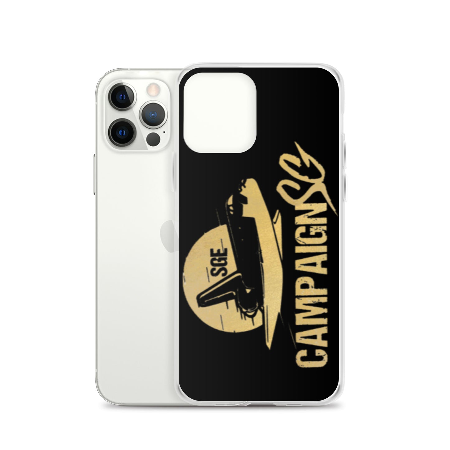 CAMPAIGNSG IPHONE CASE (BLACK / GOLD)