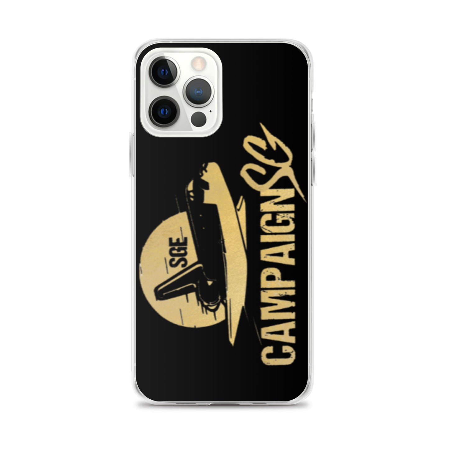 CAMPAIGNSG IPHONE CASE (BLACK / GOLD)