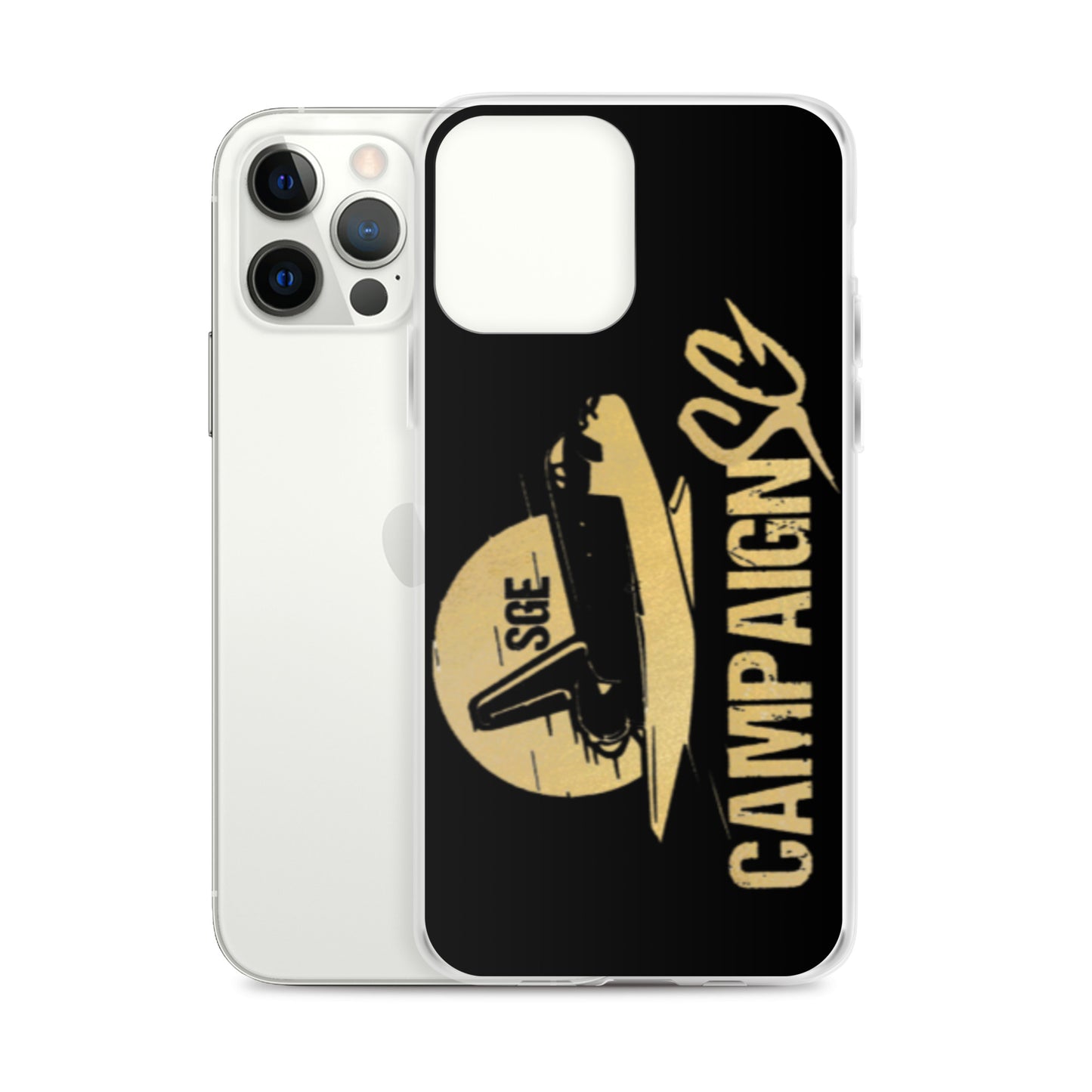 CAMPAIGNSG IPHONE CASE (BLACK / GOLD)