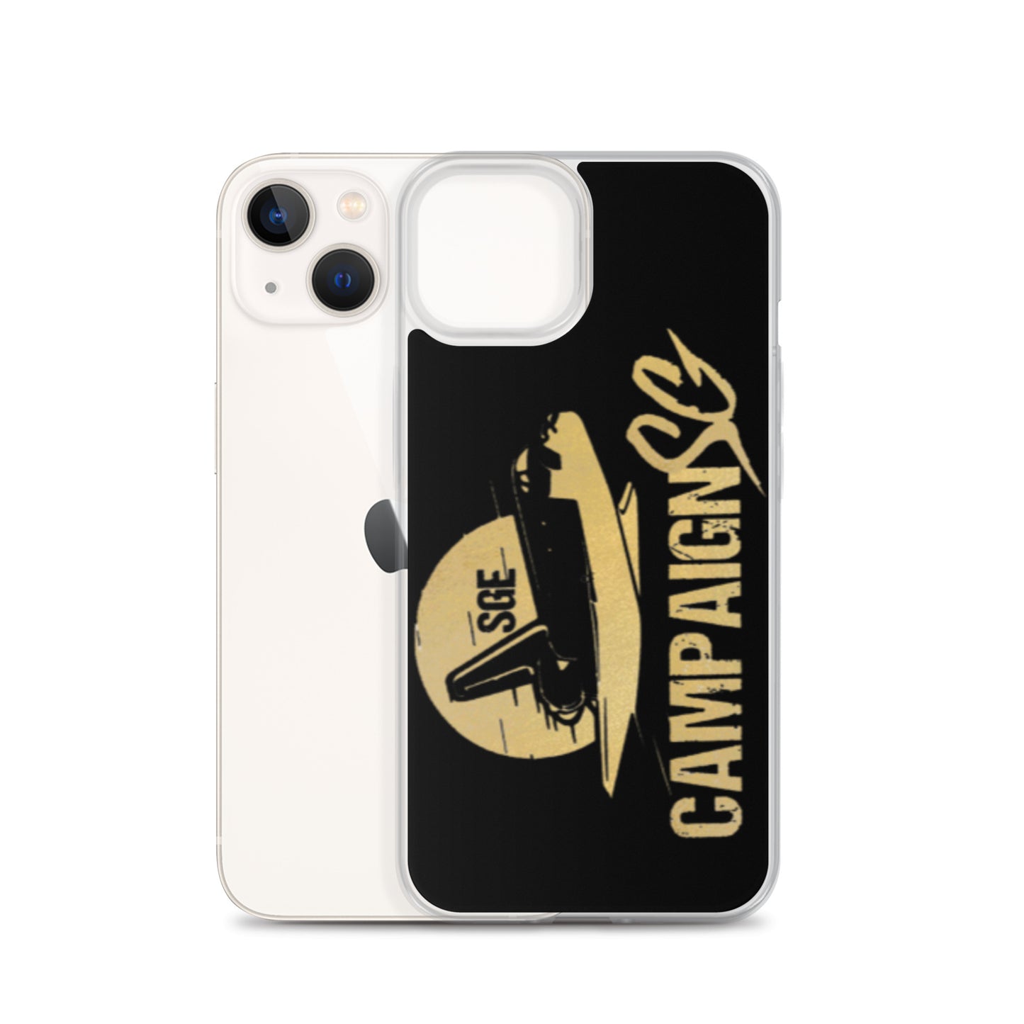 CAMPAIGNSG IPHONE CASE (BLACK / GOLD)