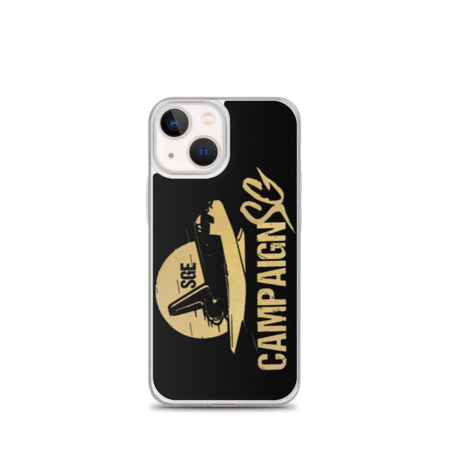 CAMPAIGNSG IPHONE CASE (BLACK / GOLD)