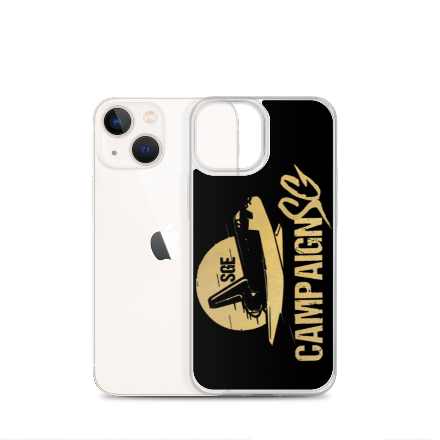 CAMPAIGNSG IPHONE CASE (BLACK / GOLD)