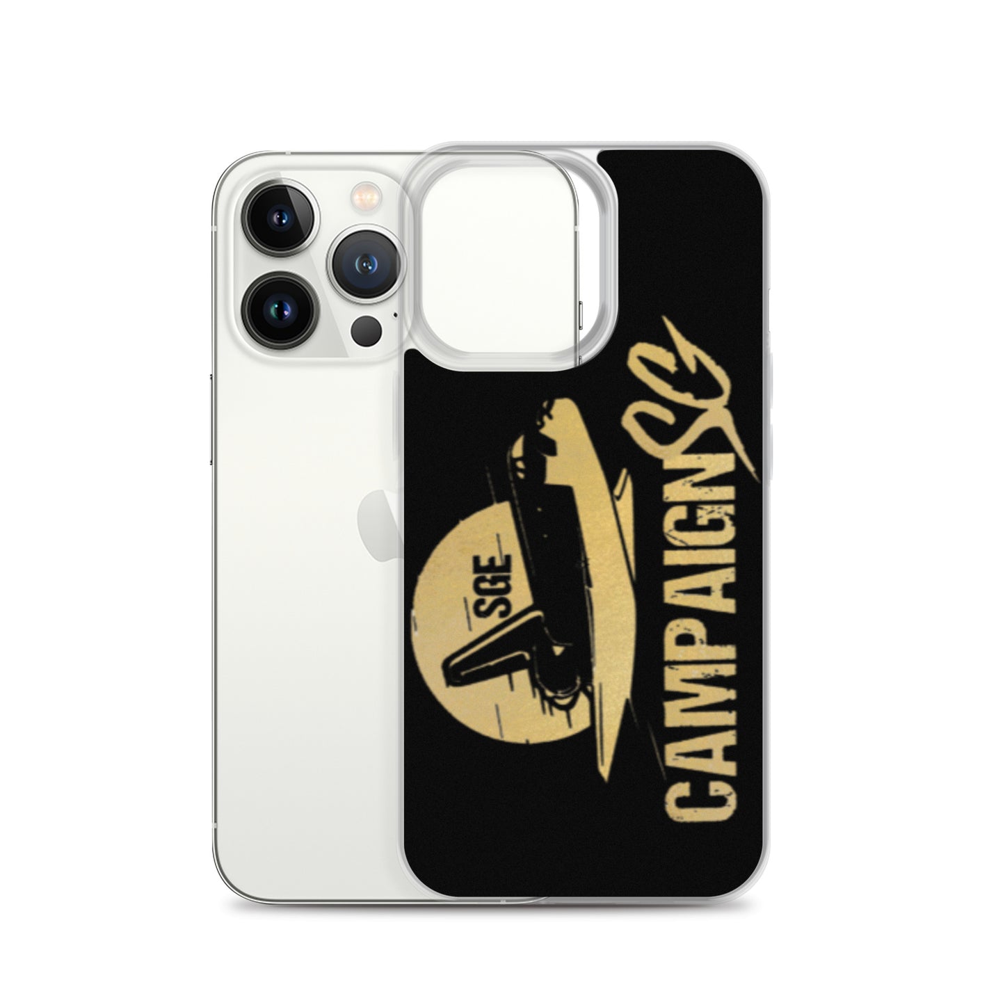 CAMPAIGNSG IPHONE CASE (BLACK / GOLD)