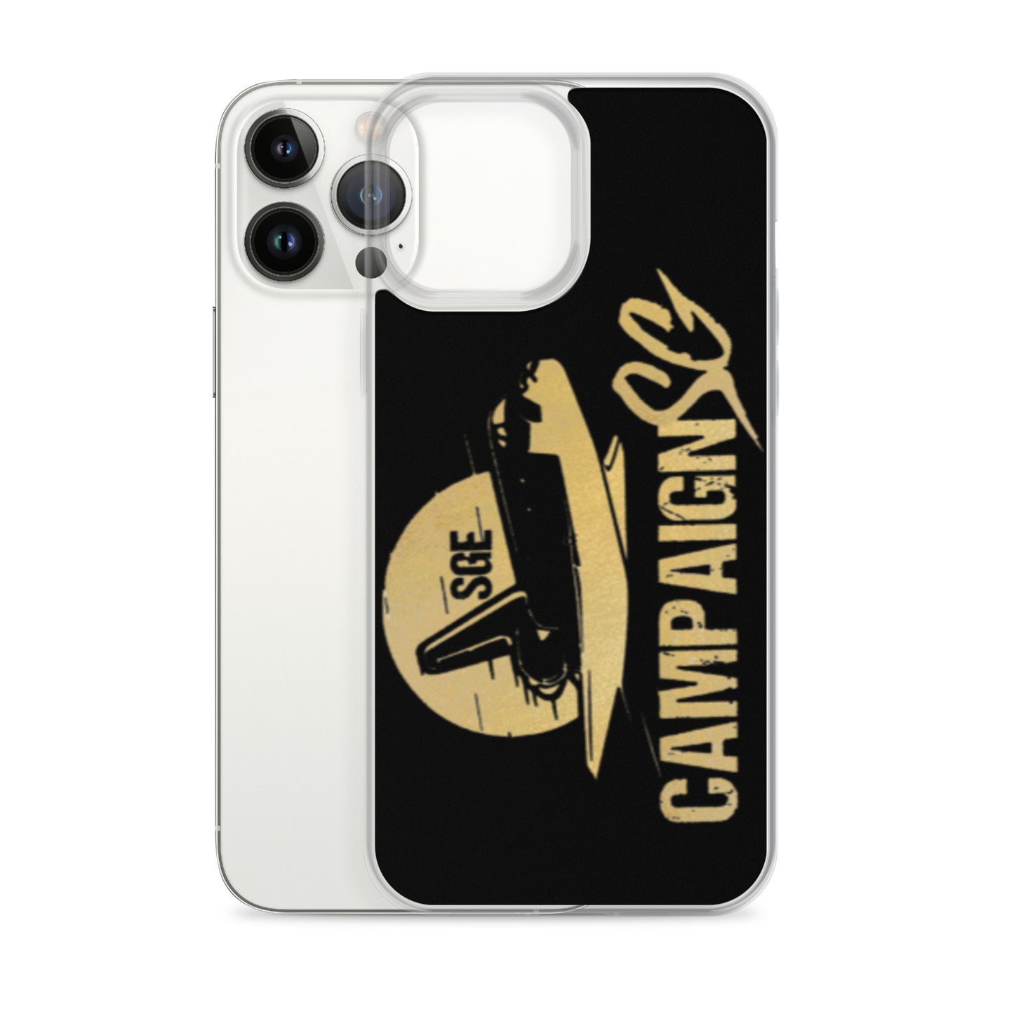 CAMPAIGNSG IPHONE CASE (BLACK / GOLD)