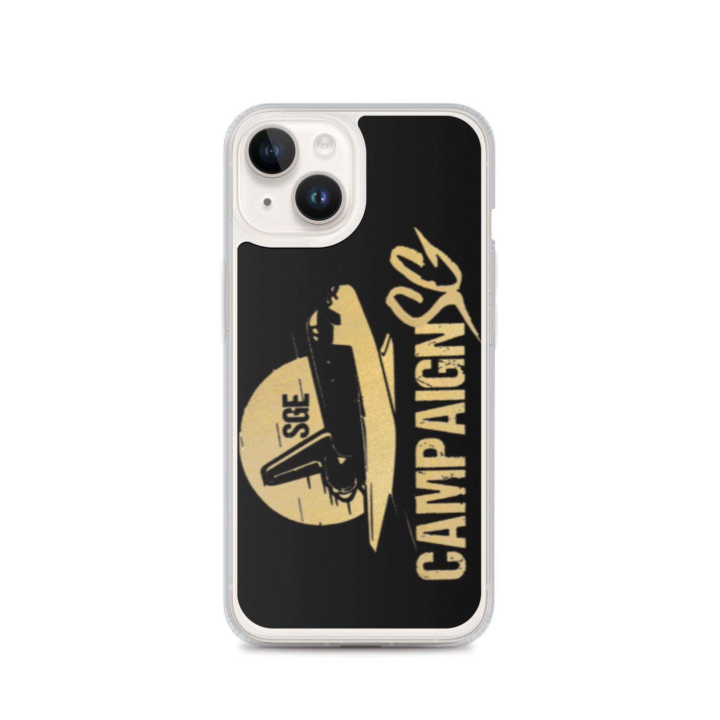 CAMPAIGNSG IPHONE CASE (BLACK / GOLD)