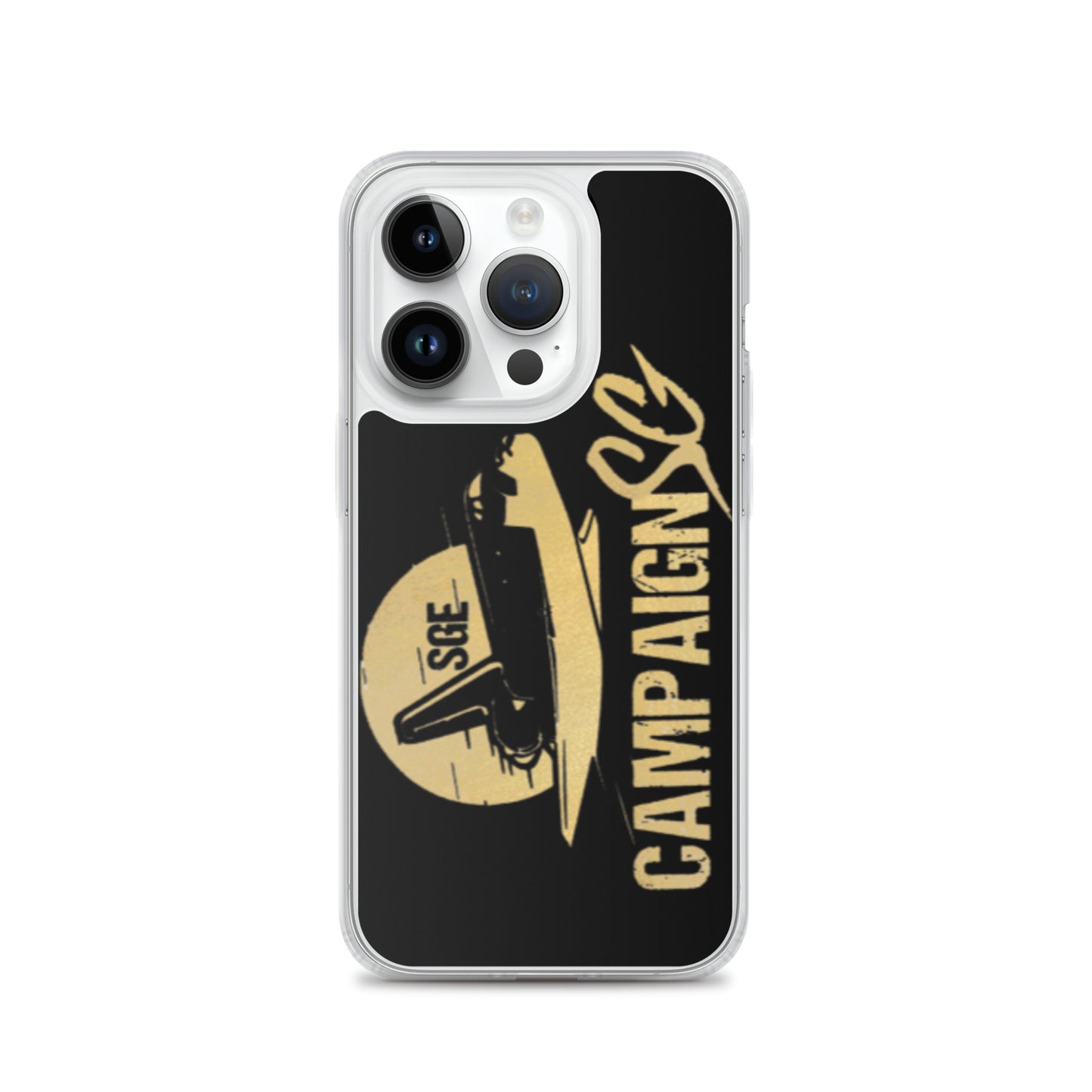 CAMPAIGNSG IPHONE CASE (BLACK / GOLD)