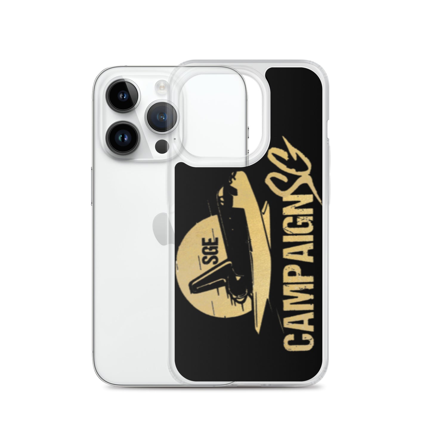 CAMPAIGNSG IPHONE CASE (BLACK / GOLD)