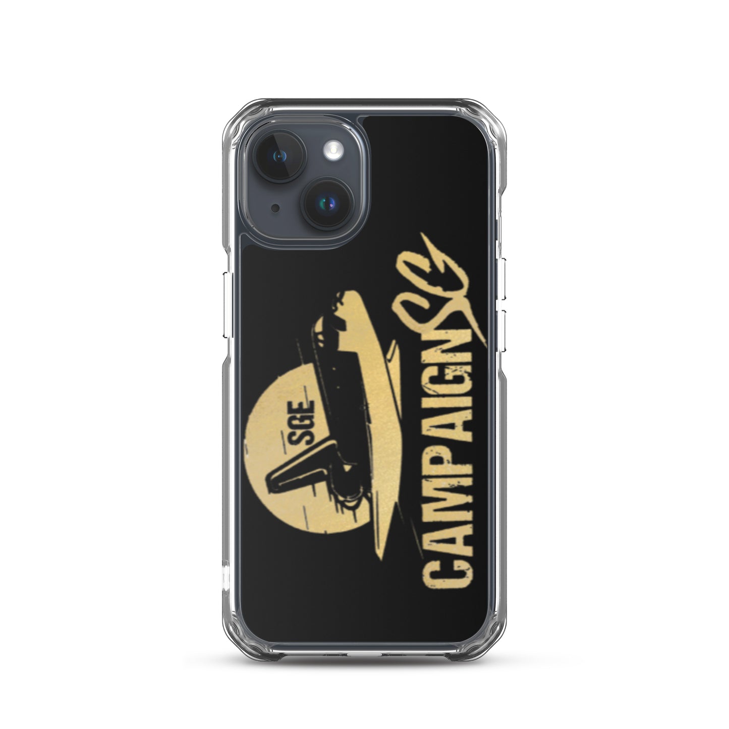 CAMPAIGNSG IPHONE CASE (BLACK / GOLD)