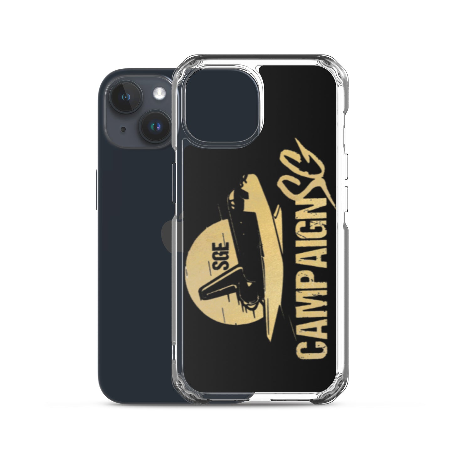 CAMPAIGNSG IPHONE CASE (BLACK / GOLD)