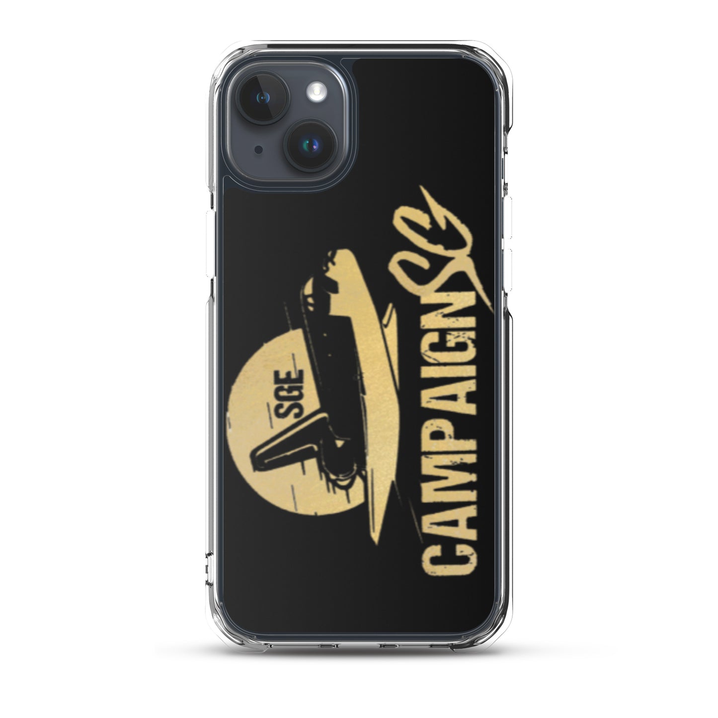 CAMPAIGNSG IPHONE CASE (BLACK / GOLD)