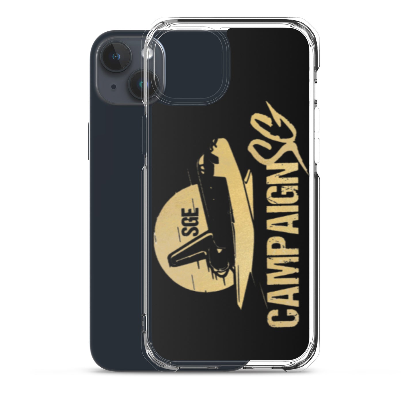 CAMPAIGNSG IPHONE CASE (BLACK / GOLD)