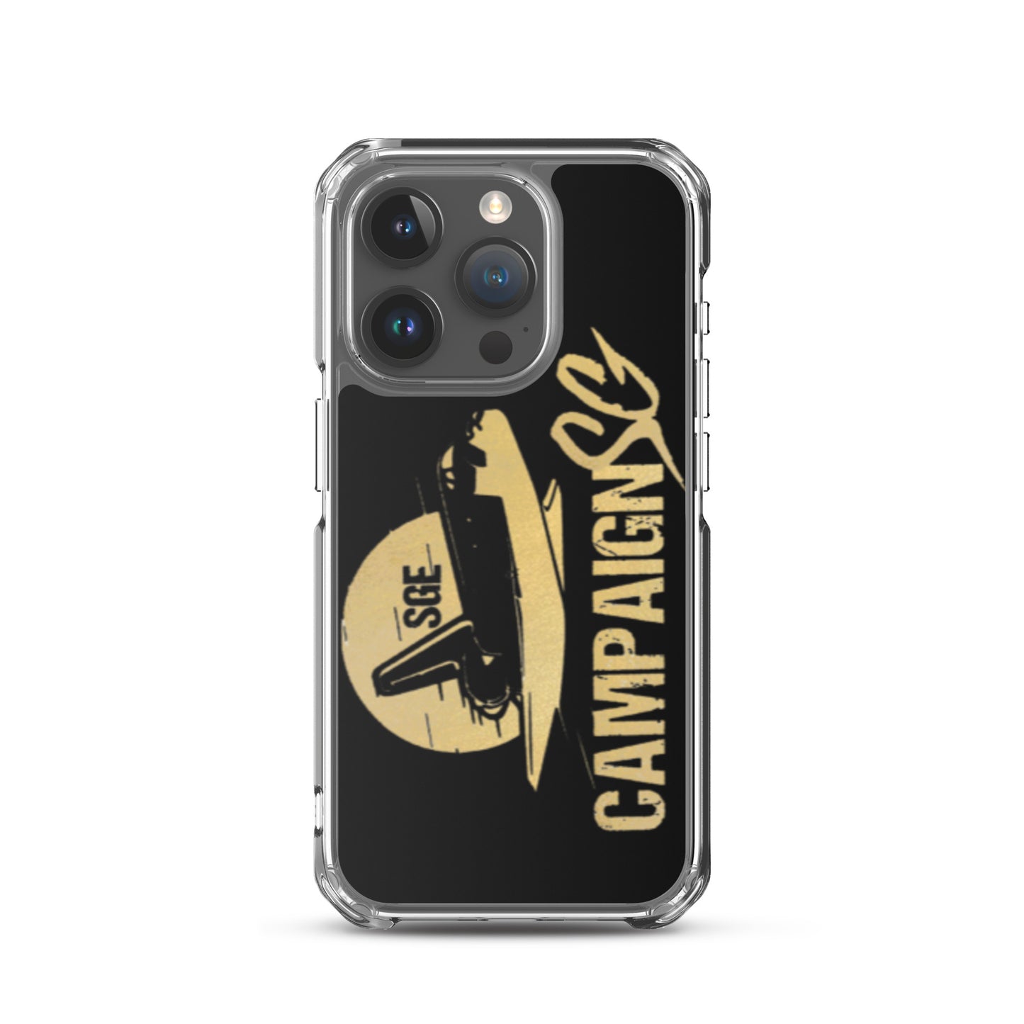 CAMPAIGNSG IPHONE CASE (BLACK / GOLD)