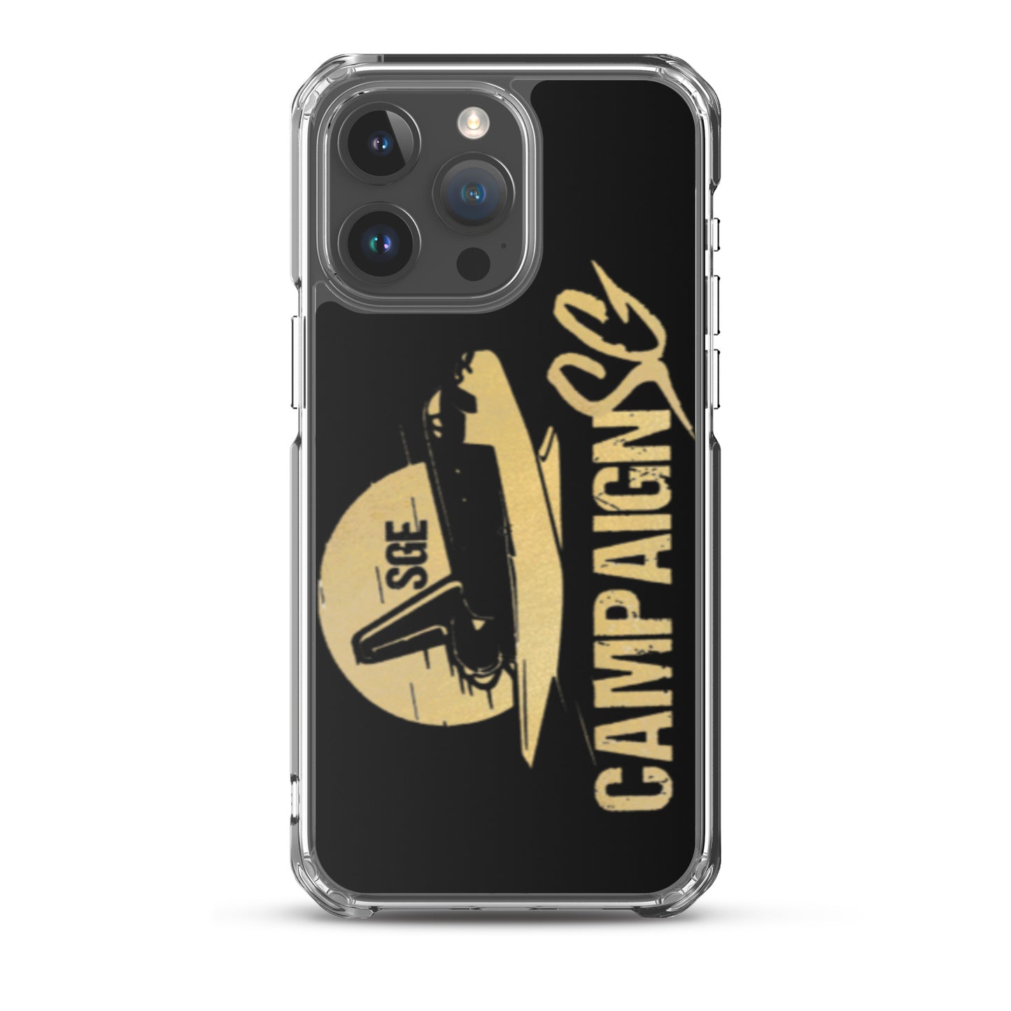 CAMPAIGNSG IPHONE CASE (BLACK / GOLD)