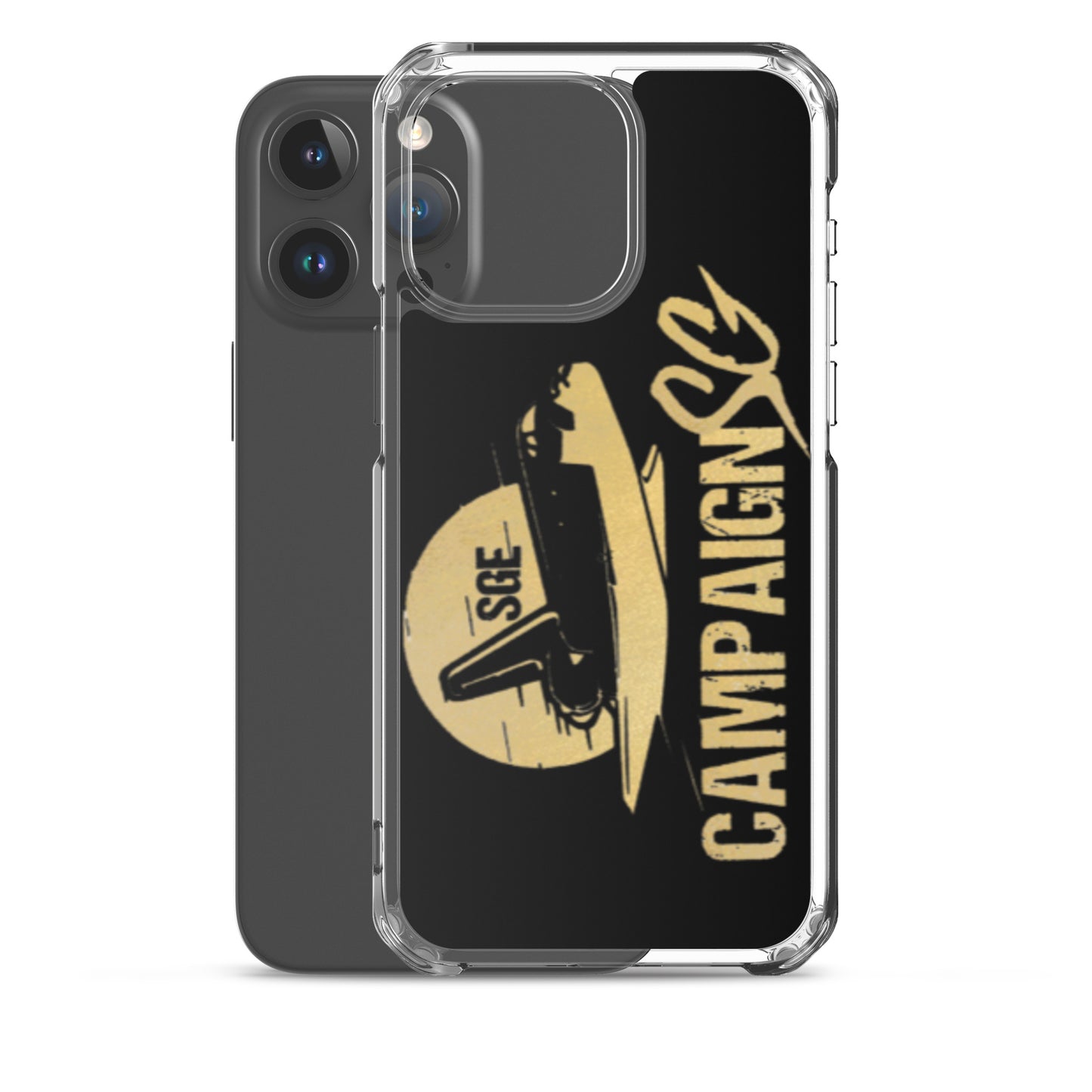 CAMPAIGNSG IPHONE CASE (BLACK / GOLD)