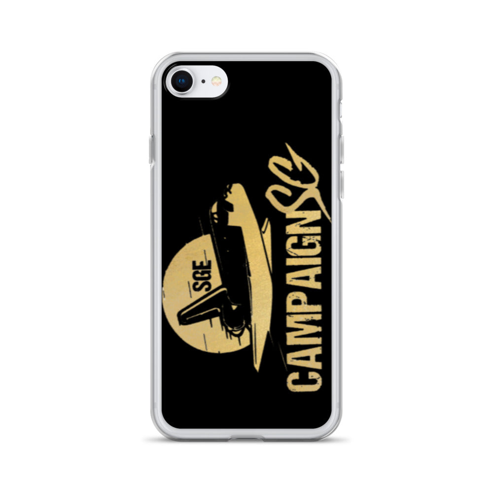 CAMPAIGNSG IPHONE CASE (BLACK / GOLD)