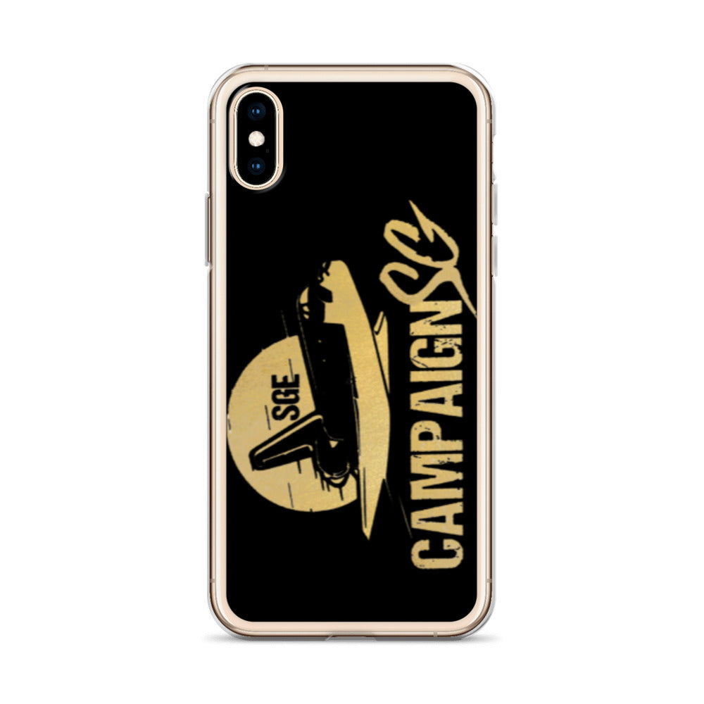 CAMPAIGNSG IPHONE CASE (BLACK / GOLD)