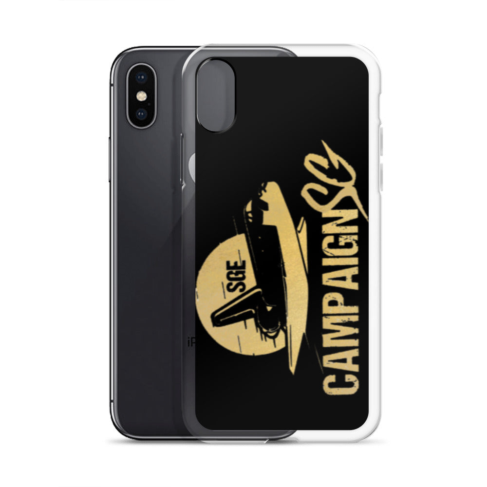 CAMPAIGNSG IPHONE CASE (BLACK / GOLD)