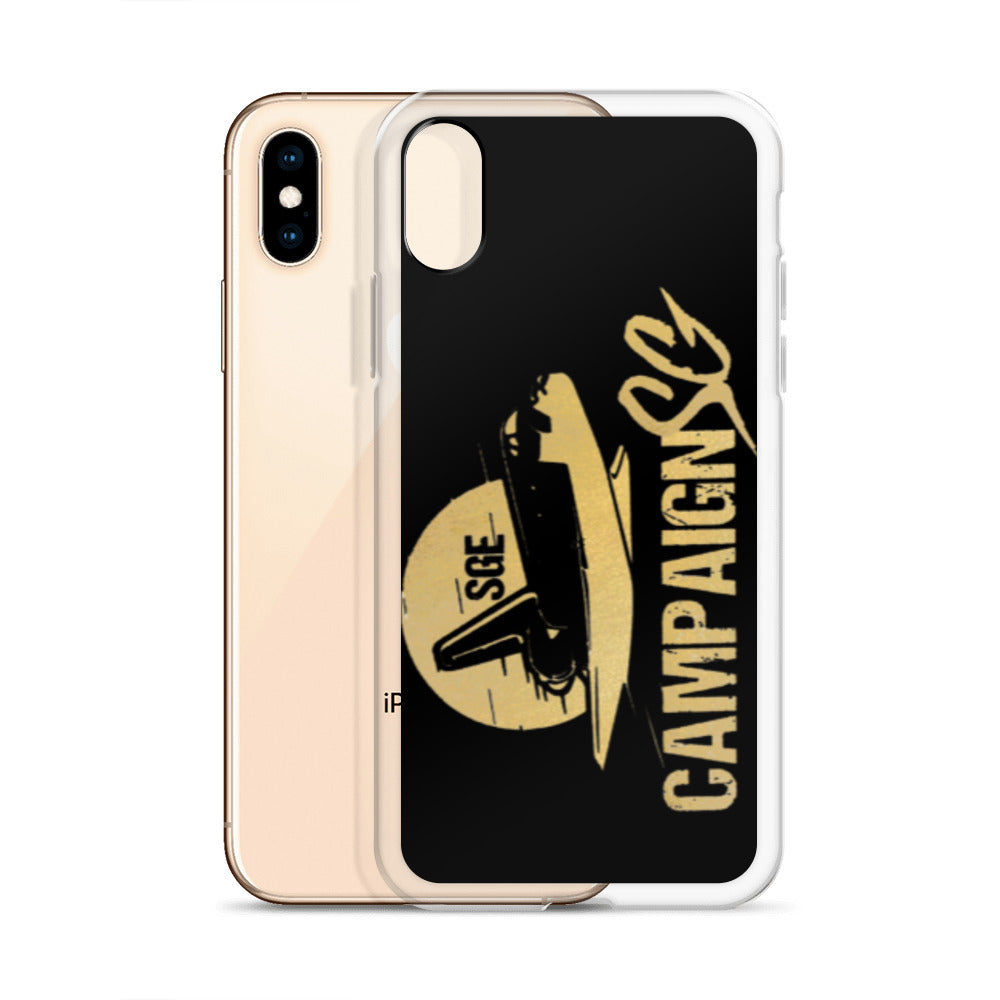 CAMPAIGNSG IPHONE CASE (BLACK / GOLD)