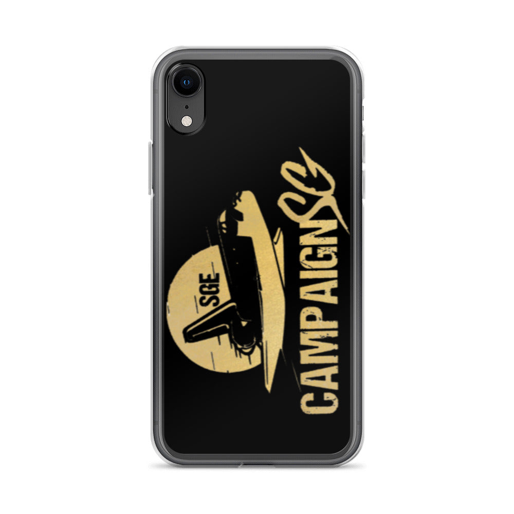 CAMPAIGNSG IPHONE CASE (BLACK / GOLD)