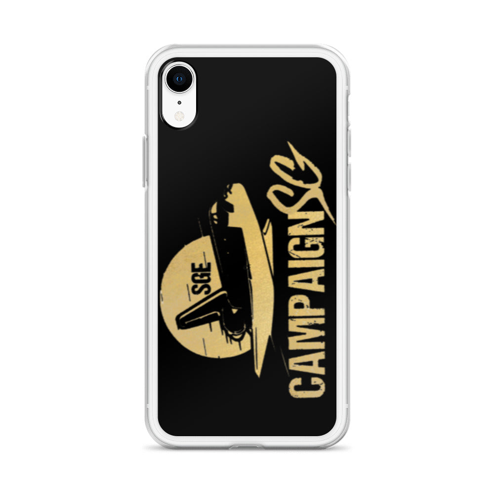 CAMPAIGNSG IPHONE CASE (BLACK / GOLD)