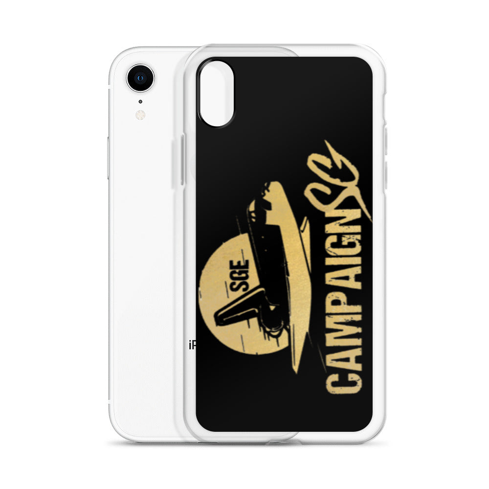 CAMPAIGNSG IPHONE CASE (BLACK / GOLD)